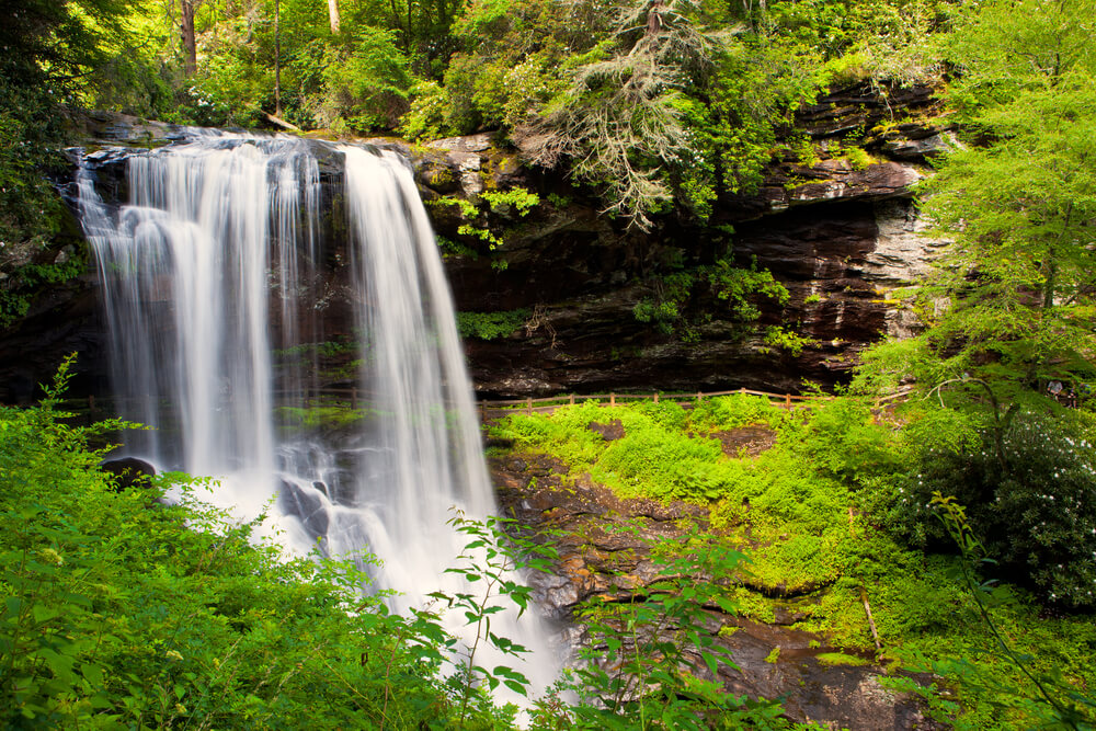 Photo of Dry Falls: one of the top Highlands NC waterfalls